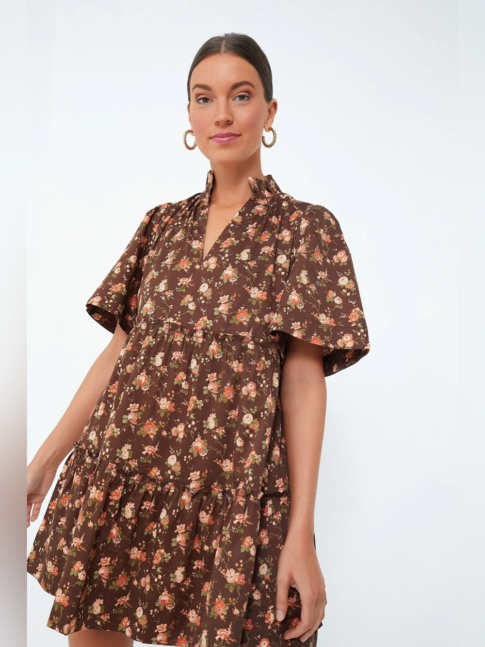 Tuckernuck | NEW Rosewood Chintz Crawford Short Sleeve Mini Dress Size XXL
